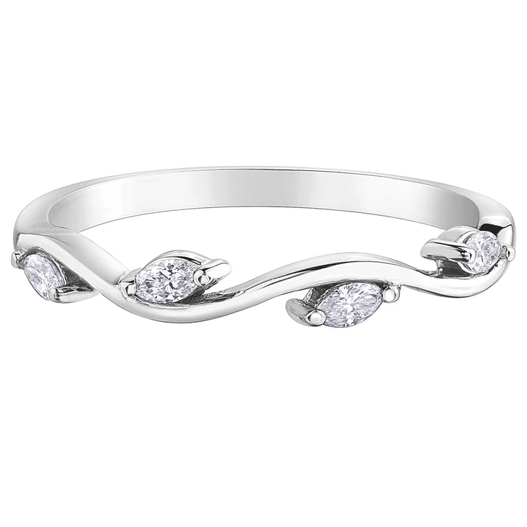 White Gold Diamond Band