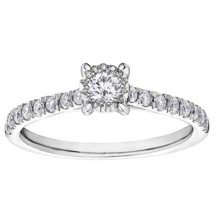 White Gold Diamond Ring