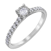 White Gold Diamond Ring