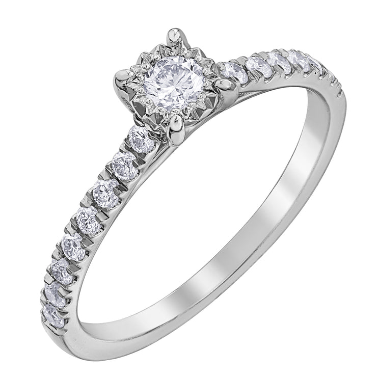 White Gold Diamond Ring