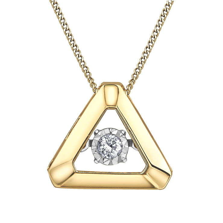 Yellow Gold Diamond Pendant