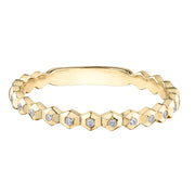 Yellow Gold Diamond Band