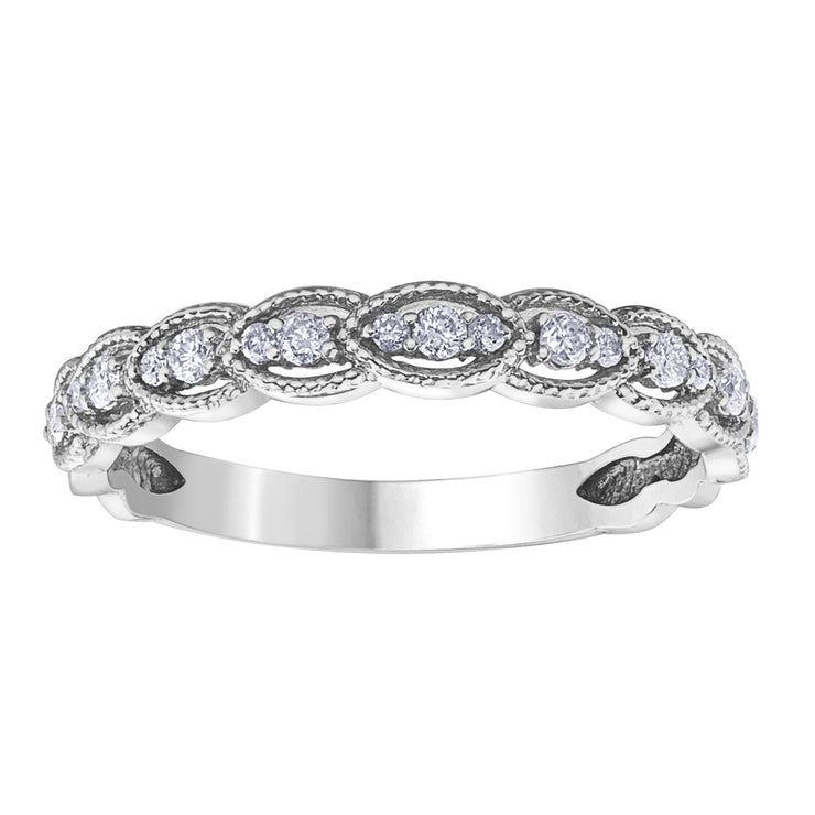 White Gold Diamond Band