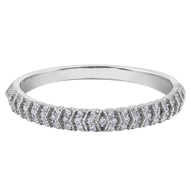 White Gold Diamond Band