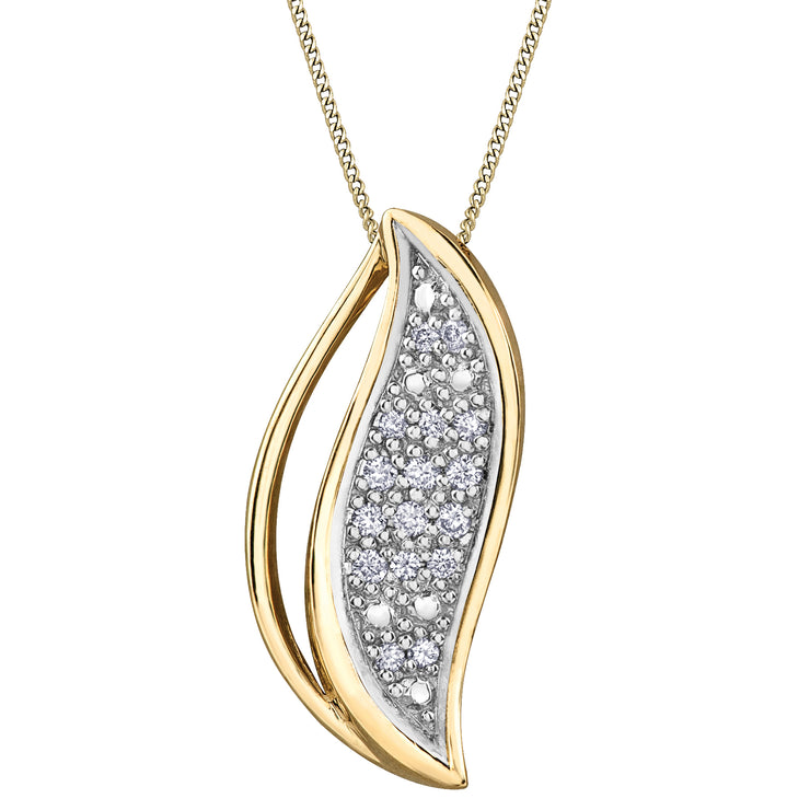 Yellow Gold Diamond Pendant