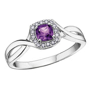 White Gold Diamond And Gemstone Ring