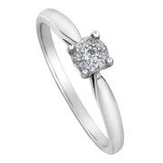 White Gold Diamond Ring