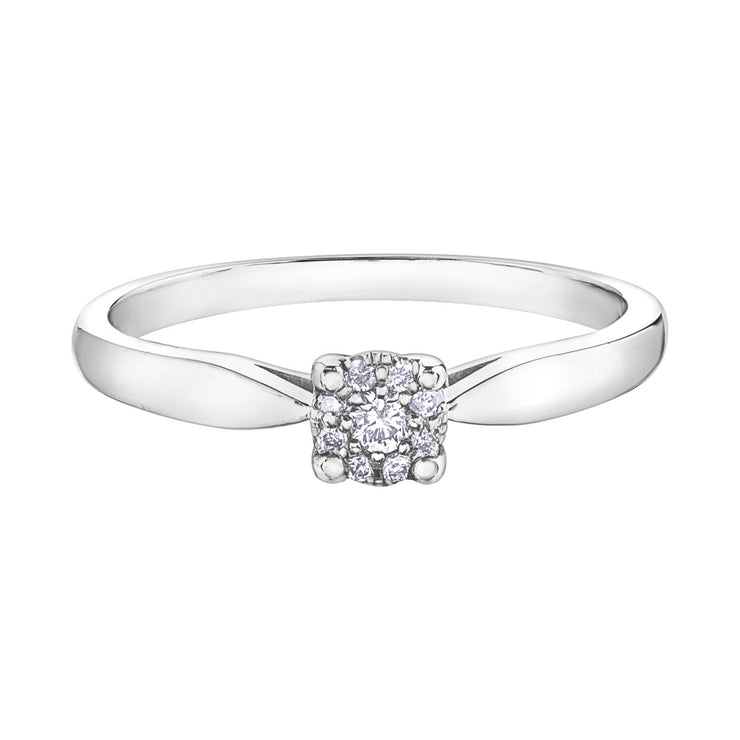 White Gold Diamond Ring