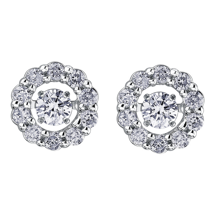 White Gold Diamond Studs