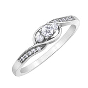 White Gold Diamond Ring