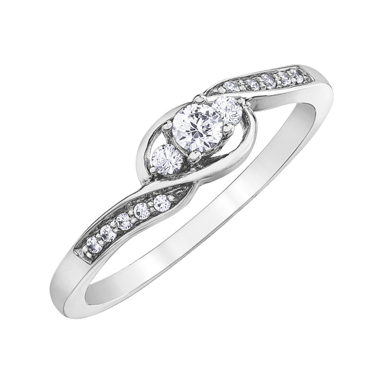 White Gold Diamond Ring