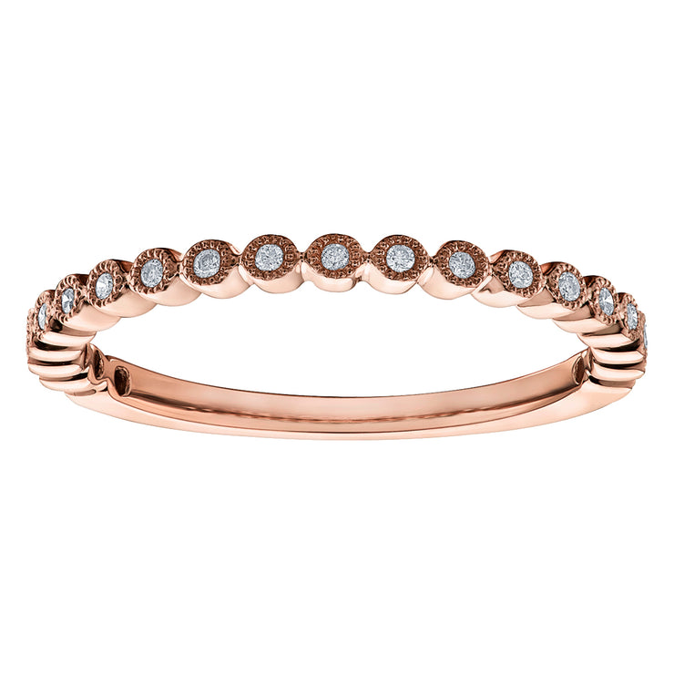 Rose Gold Diamond Band