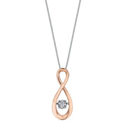 Rose Gold Diamond Necklace