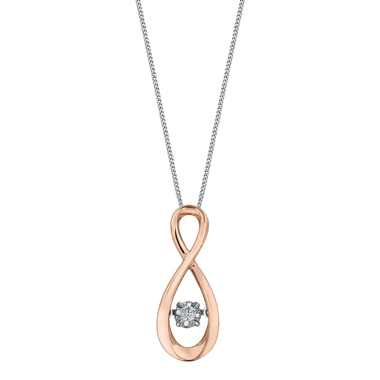 Rose Gold Diamond Necklace