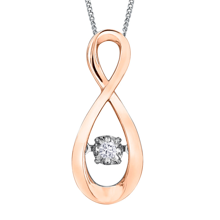 Rose Gold Diamond Necklace