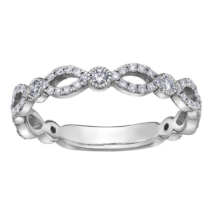 White Gold Diamond Band