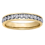 Yellow Gold Diamond Band