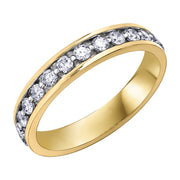 Yellow Gold Diamond Band