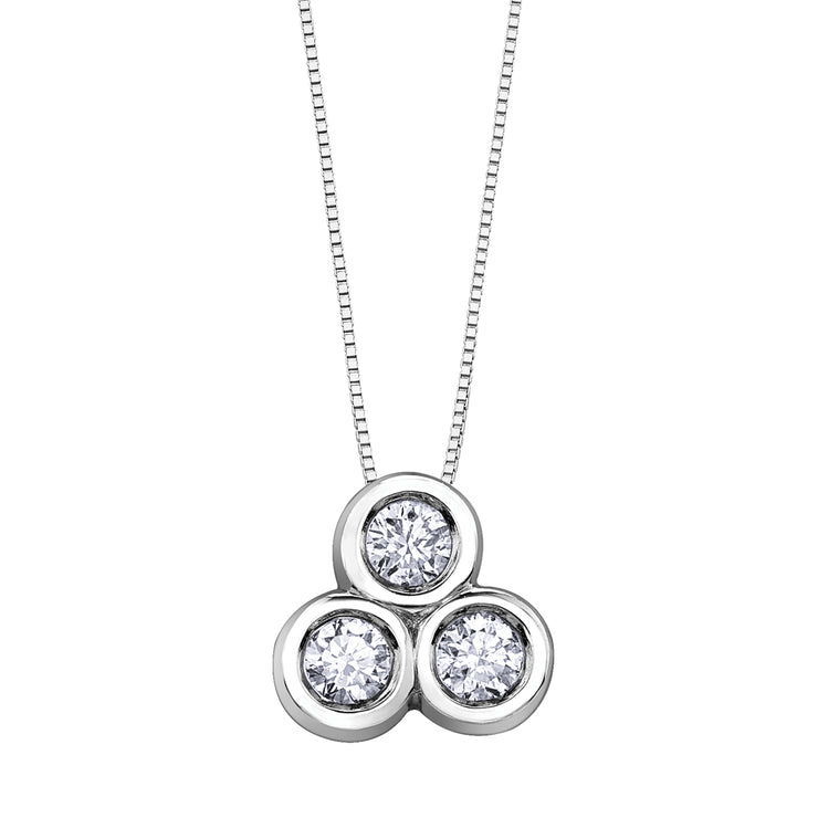 White Gold Diamond Necklace