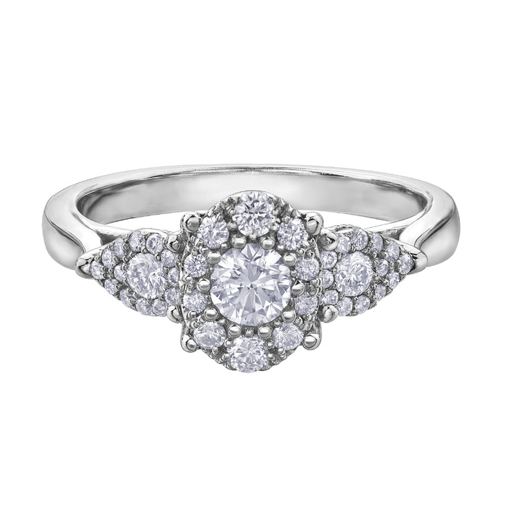 White Gold Diamond Ring