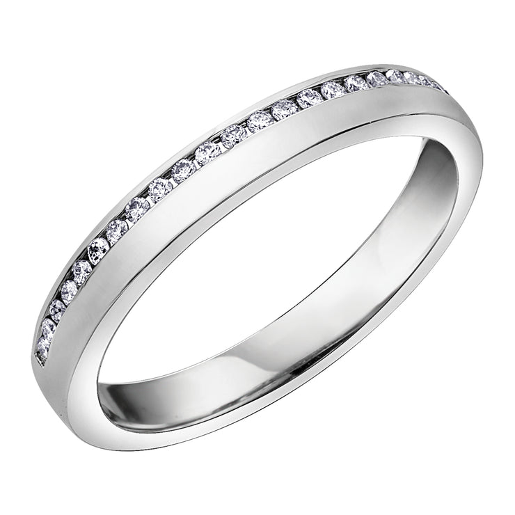 White Gold Diamond Band