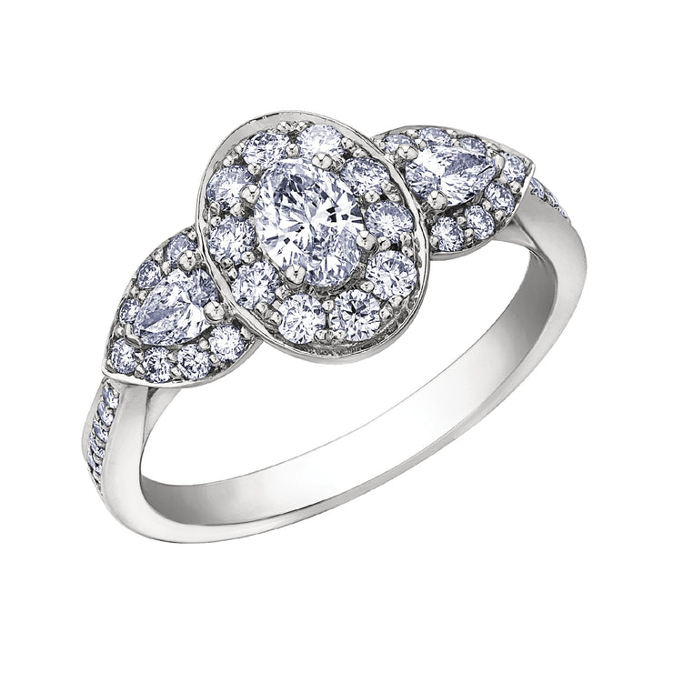 White Gold Diamond Ring