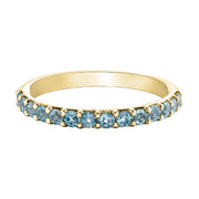 Yellow Gold Gemstone Band