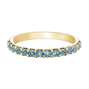 Yellow Gold Gemstone Band