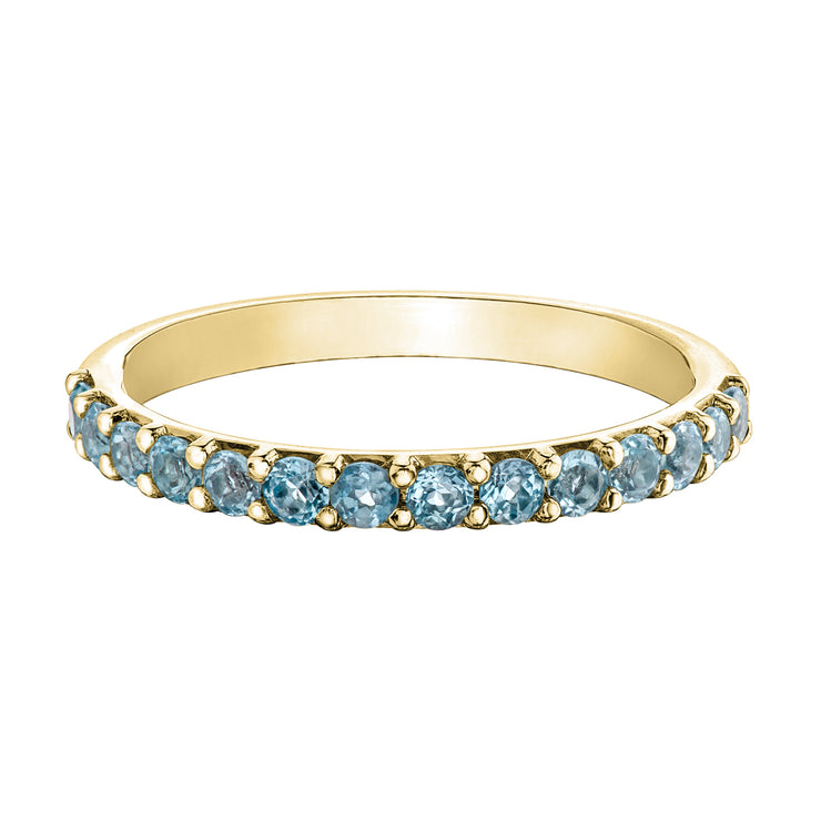 Yellow Gold Gemstone Band