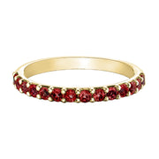 Yellow Gold Gemstone Band