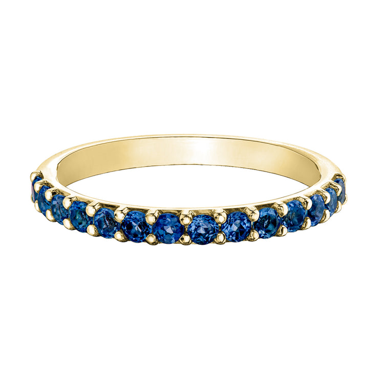 Yellow Gold Gemstone Band