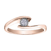 Rose Gold Diamond Ring