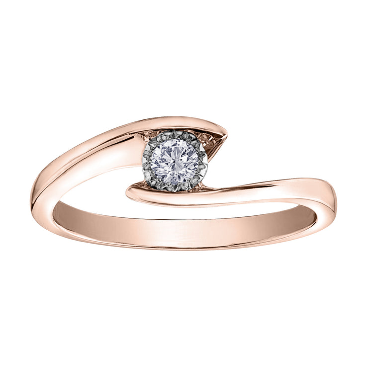 Rose Gold Diamond Ring