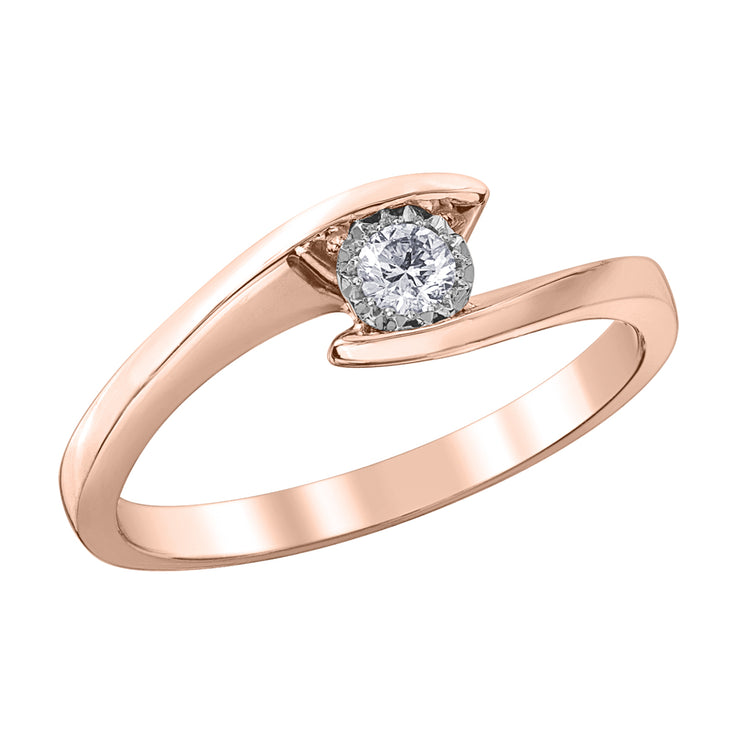 Rose Gold Diamond Ring