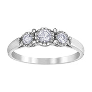 White Gold Diamond Ring