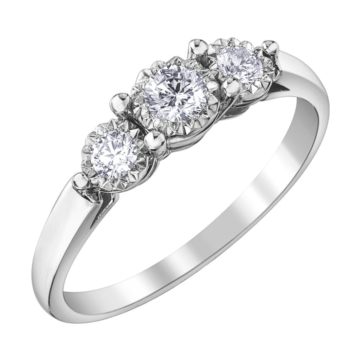 White Gold Diamond Ring