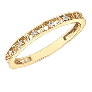 Yellow Gold Diamond Zodiac Rings