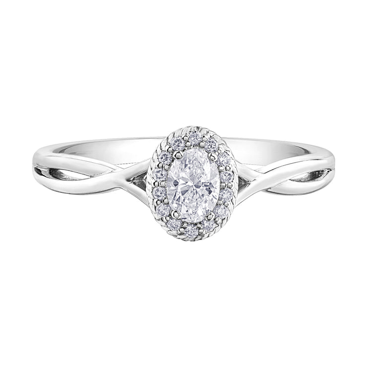 White Gold Diamond Ring