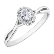 White Gold Diamond Ring