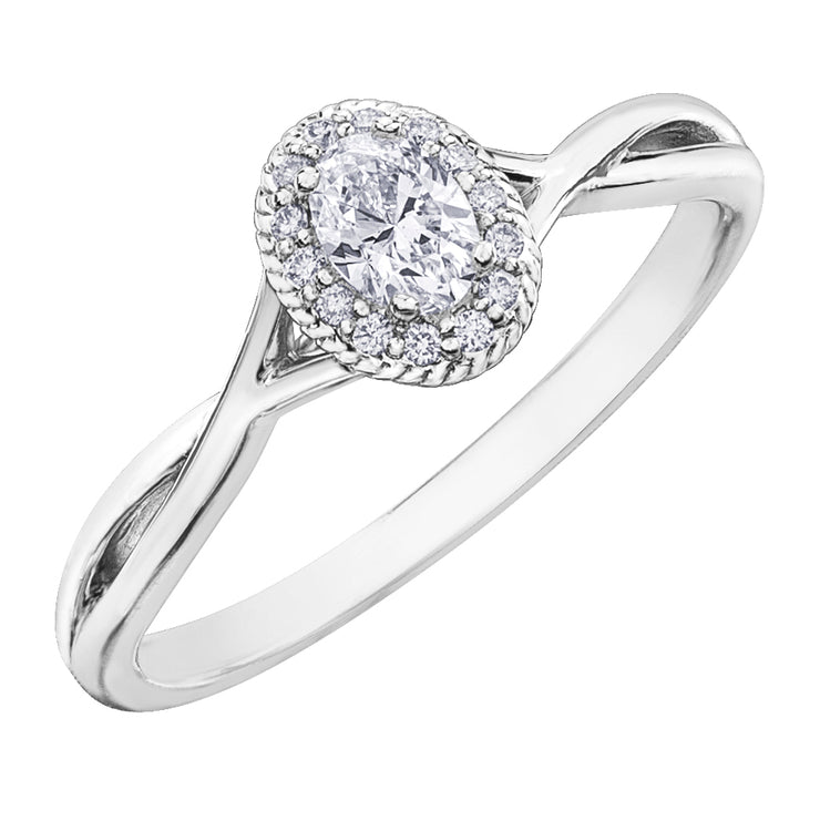 White Gold Diamond Ring