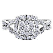 White Gold Diamond Ring