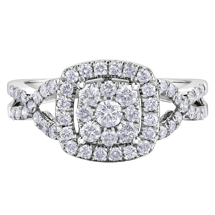 White Gold Diamond Ring