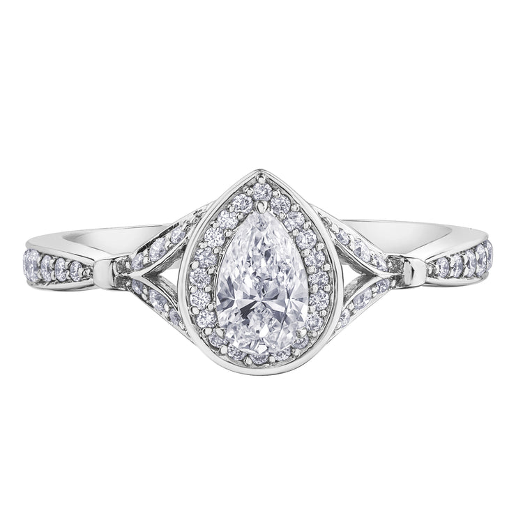 White Gold Diamond Ring