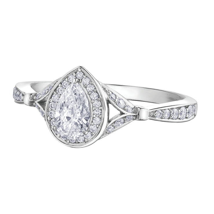 White Gold Diamond Ring