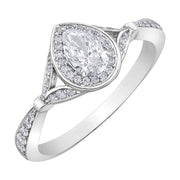 White Gold Diamond Ring