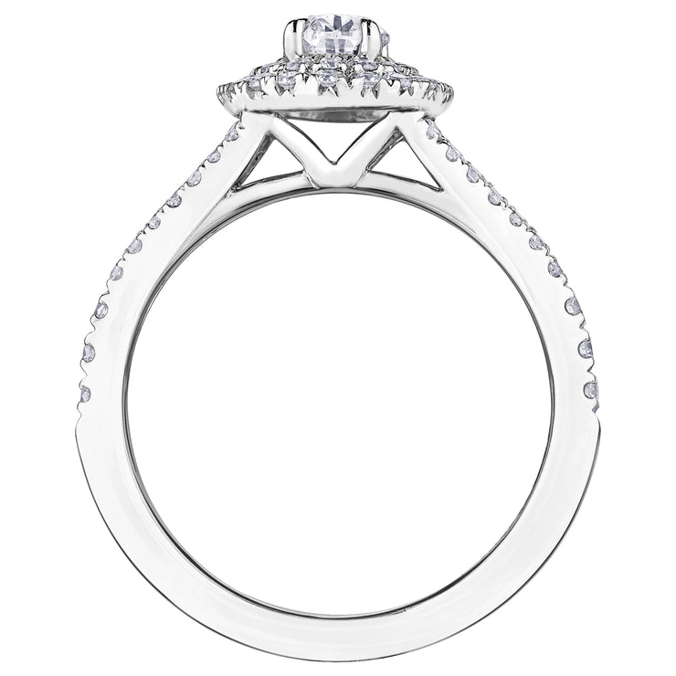 White Gold Diamond Ring