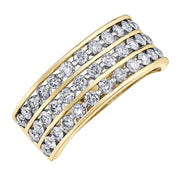 Yellow And White Gold Diamond Ring