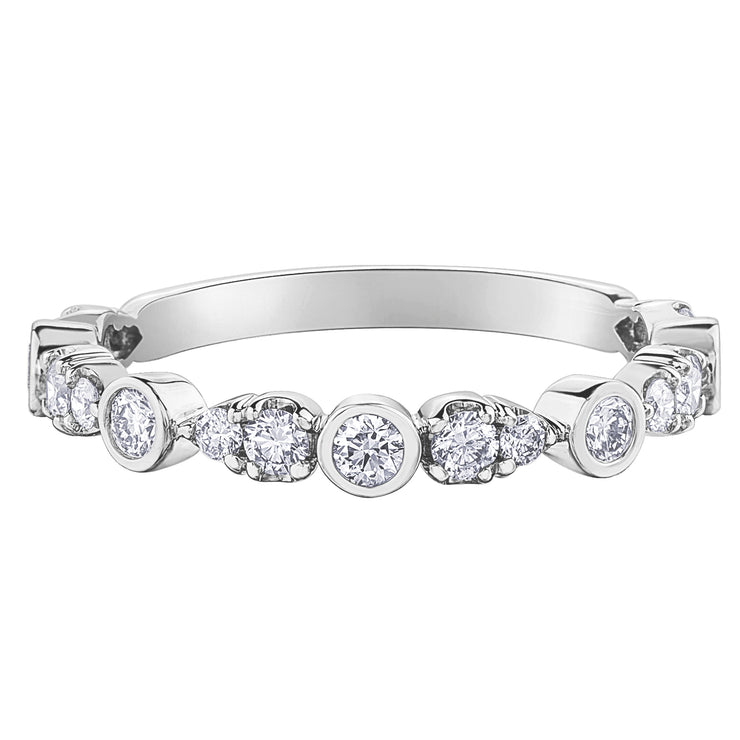 White Gold Diamond Band