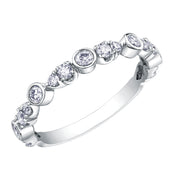 White Gold Diamond Band