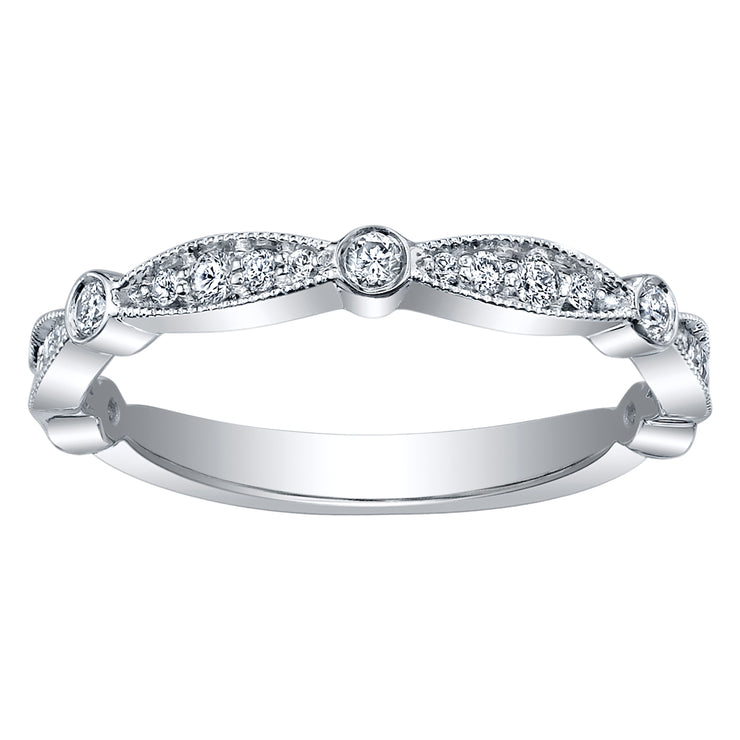 White Gold Diamond Band